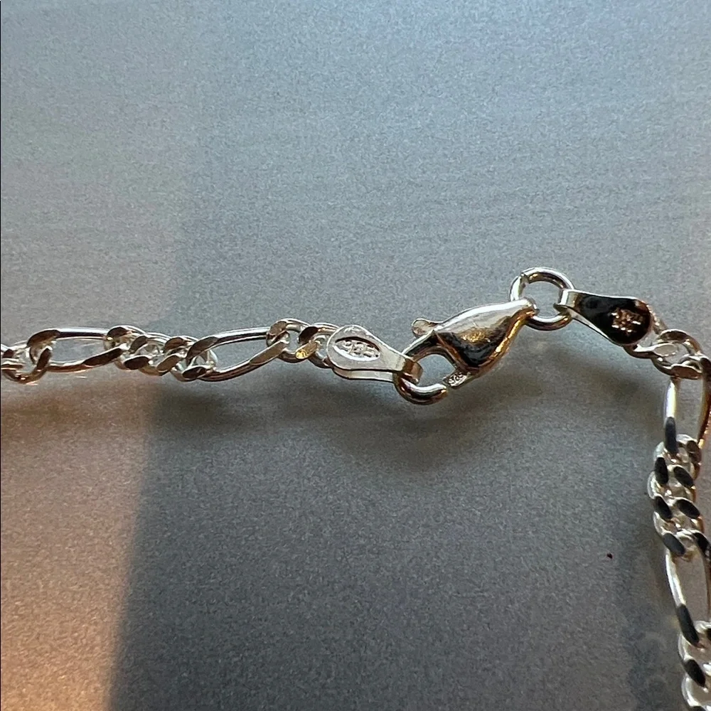 Elegant Silver Women's Bracelet Tennis Made in Italy 9”